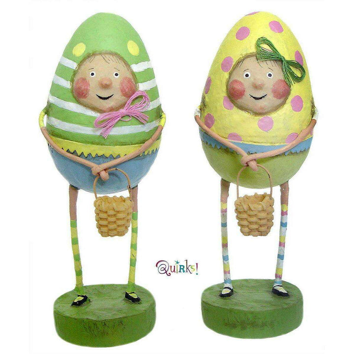 Eggland's Best Duo Easter Lori Mitchell Collectible Figurine Set - Quirks!