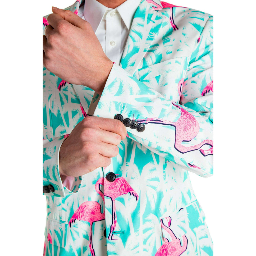 El Flamenco | Tropical Flamingo Print Suit