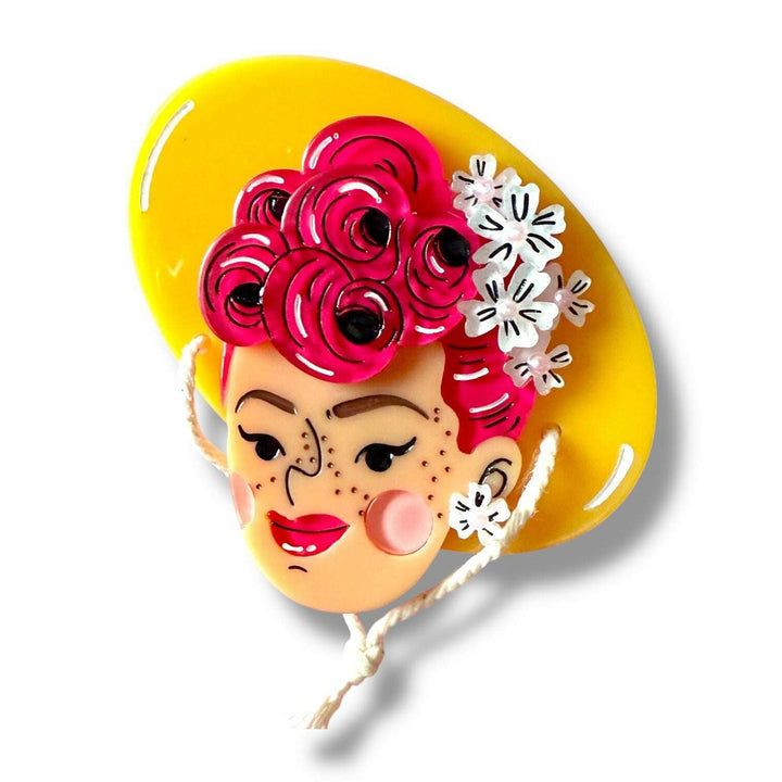 Elizabeth Brooch by Marla VonDuta x Lipstick & Chrome – view 2