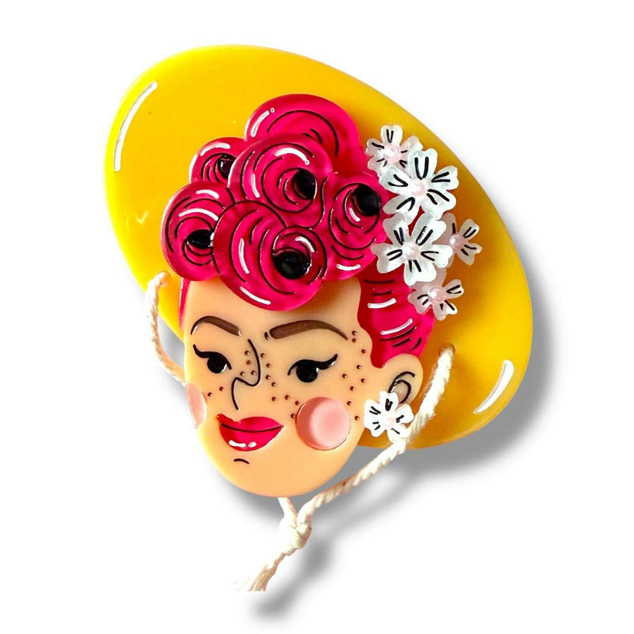 Elizabeth Brooch by Marla VonDuta x Lipstick & Chrome – view 2