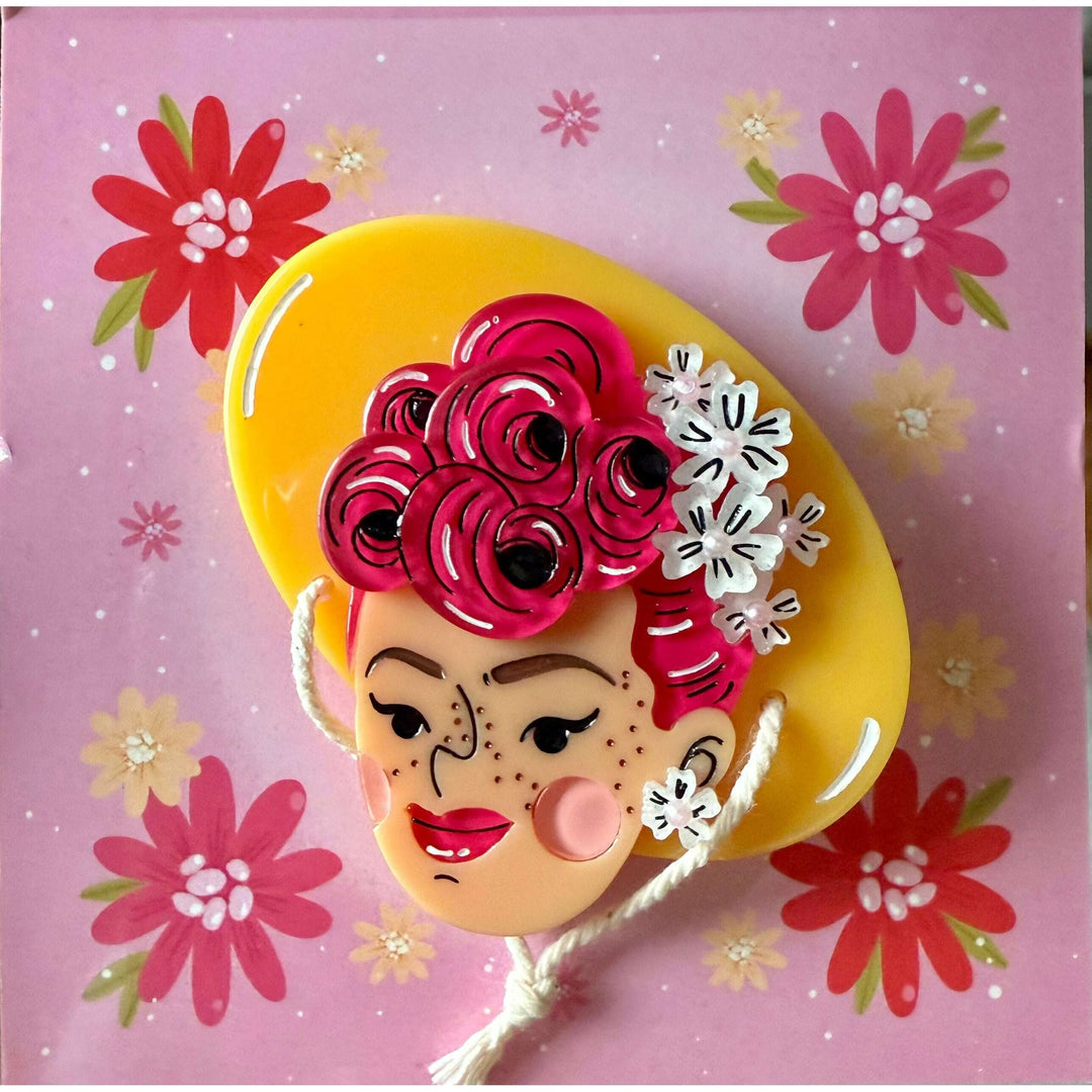 Elizabeth Brooch by Marla VonDuta x Lipstick & Chrome – view 3