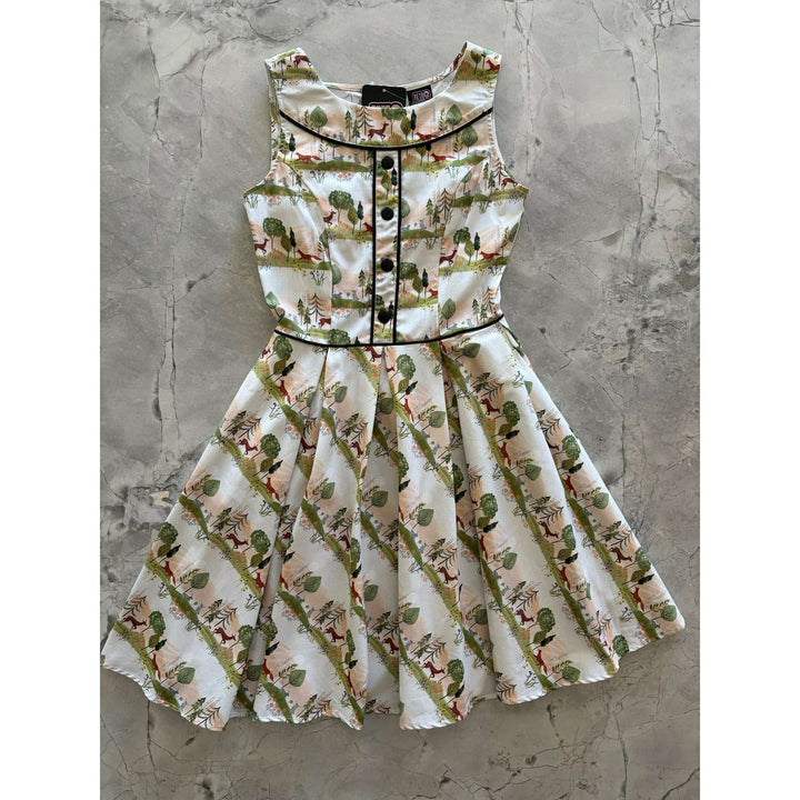Elizabeth Dress in Woodland Sunset