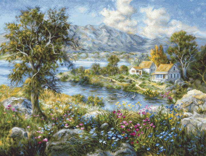 Enchanted Cottage B615L Counted Cross-Stitch Kit