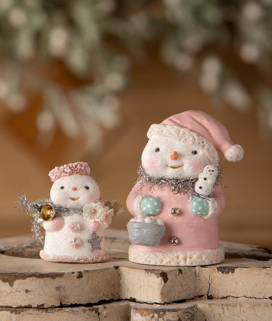 Pretty in Pink Snowgirl by Bethany Lowe Designs, image 3