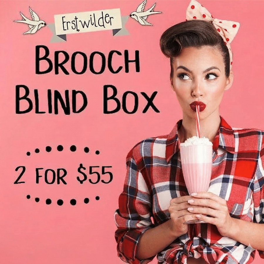 Erstwilder Brooch Blind Box 2 for $55 by Erstwilder