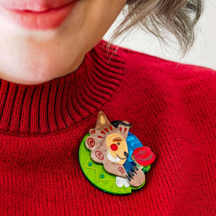 Accursed Gentleman Brooch by Erstwilder x Pete Cromer