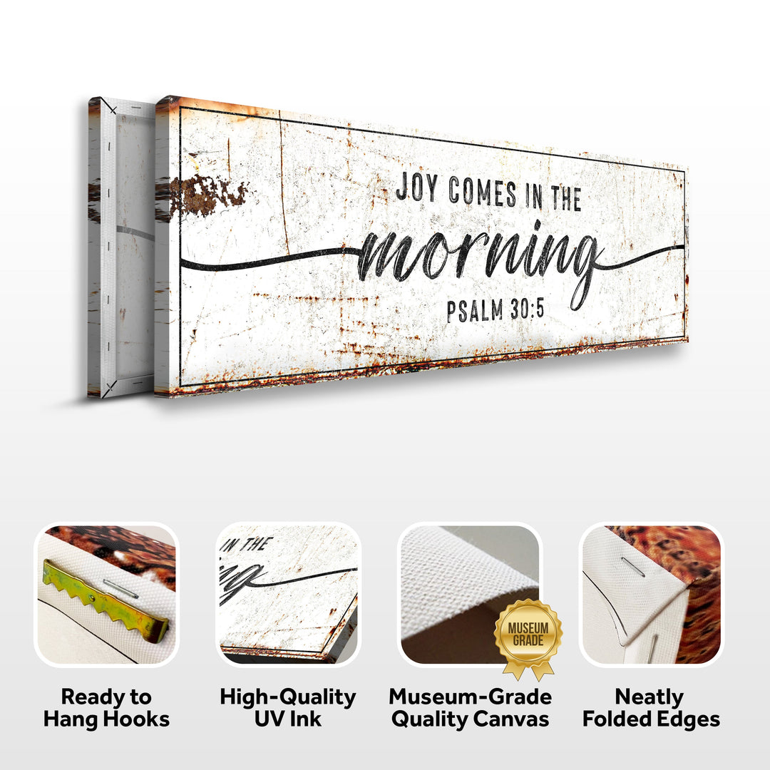 Joy Comes In The Morning Faith Sign