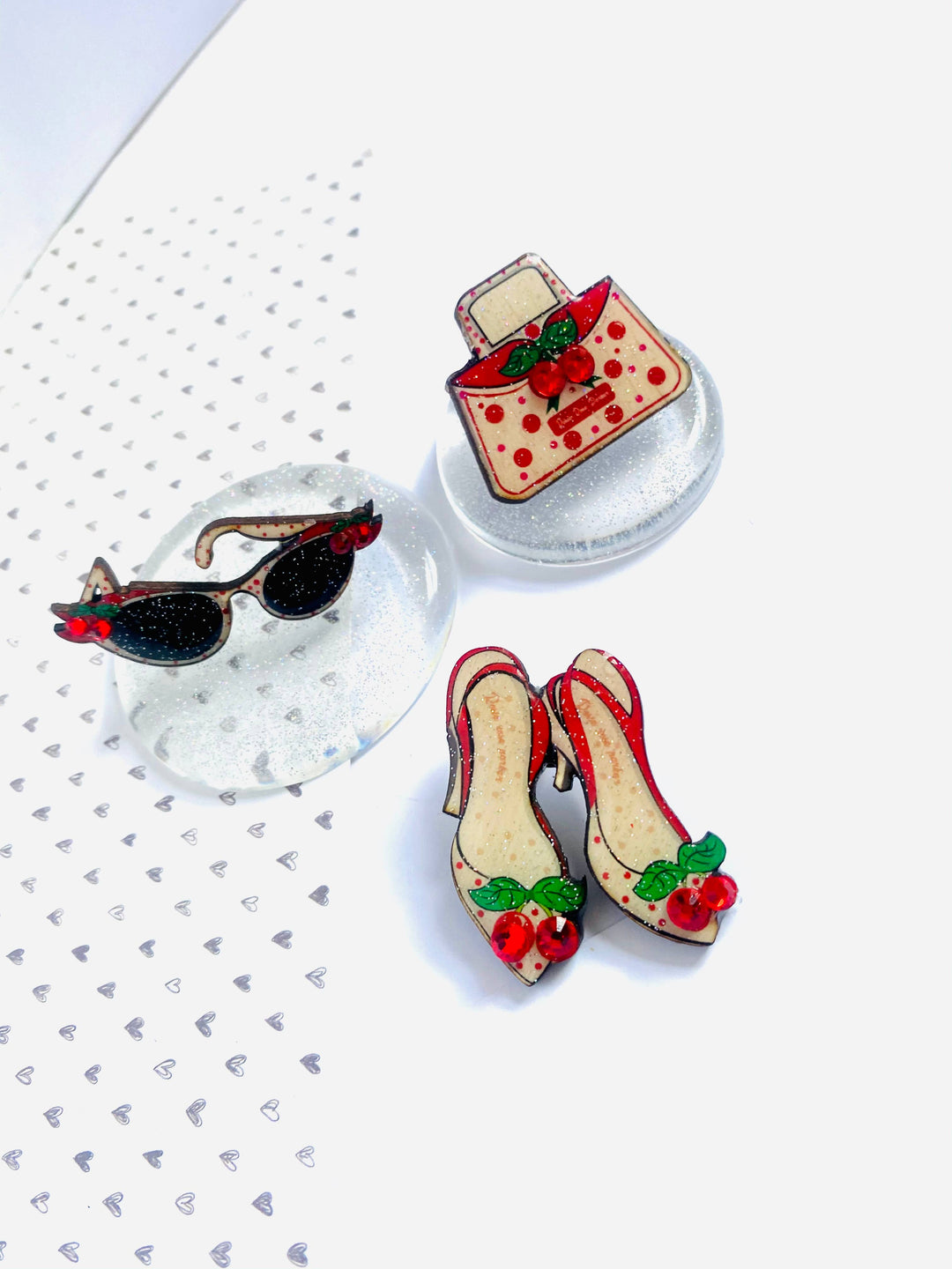 Retro 50s Sunglasses Pin by Rosie Rose Parker