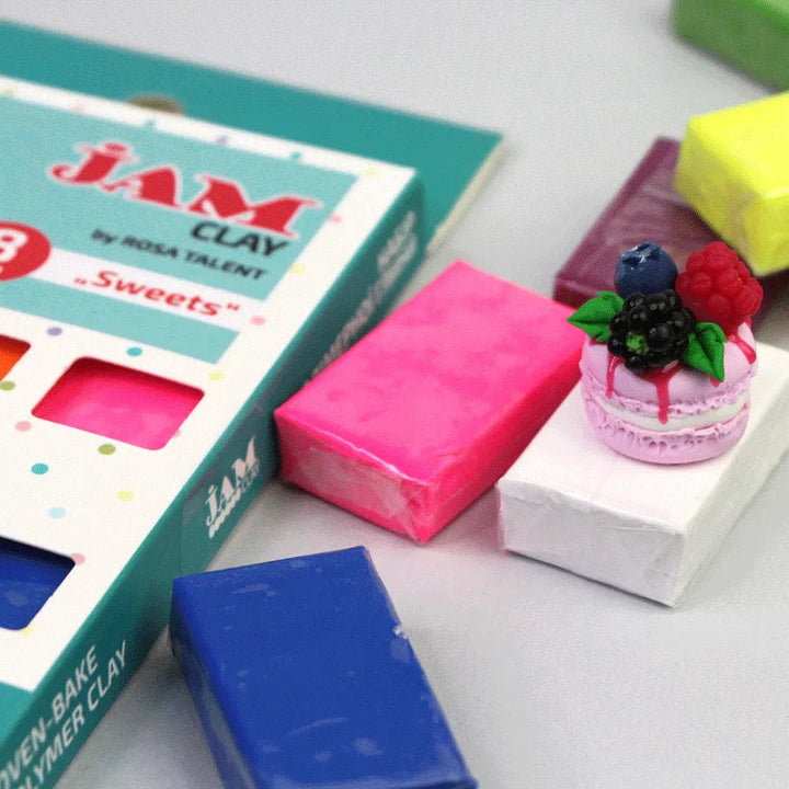 Rosa Talent Sweets - Polymer Clay Set. 8*0.04 lb. Jam Clay.