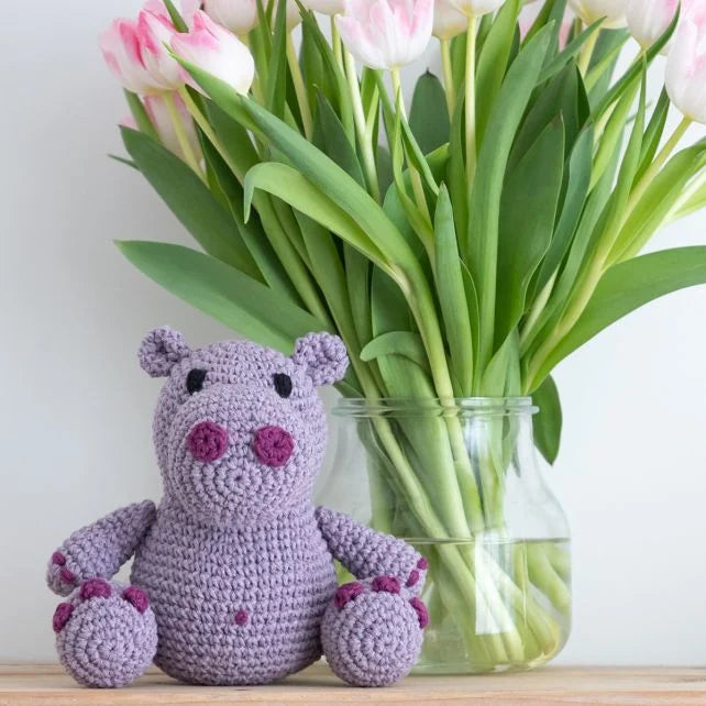DIY Crochet Kit Hippo Hugo PAK129