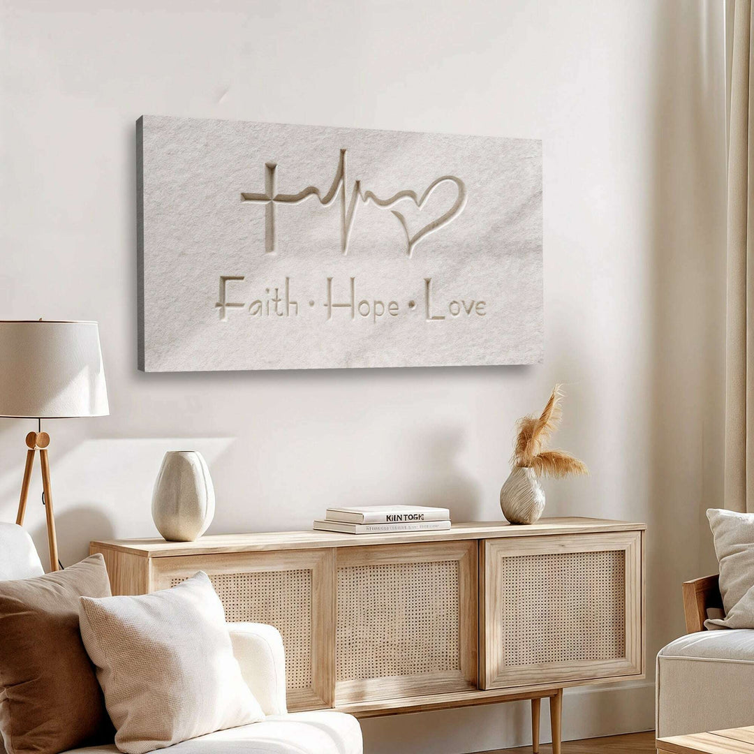 Faith, Hope, Love Faith Wall Art IV