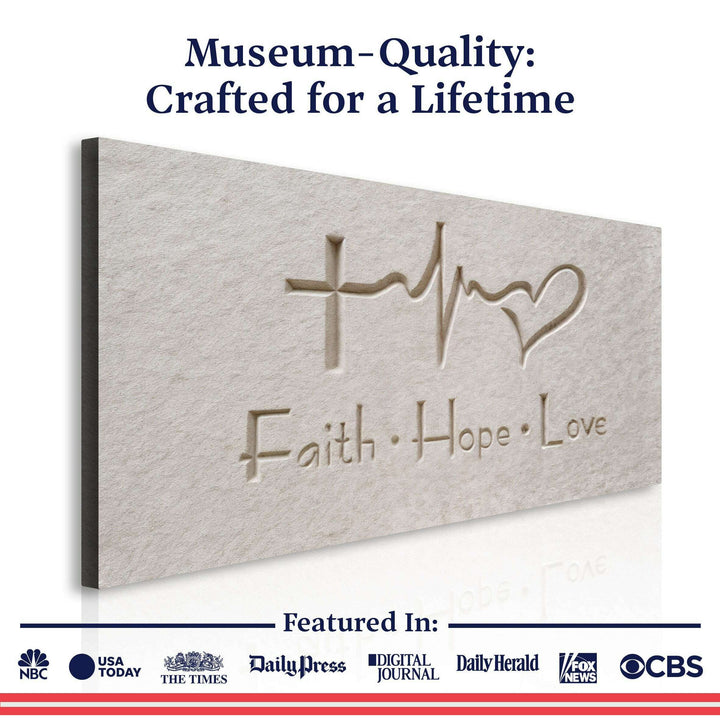 Faith, Hope, Love Faith Wall Art IV