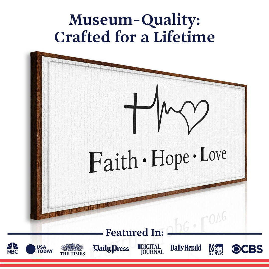 Faith, Hope, Love Faith Wall Art