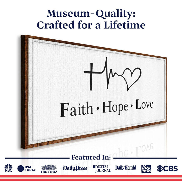 Faith, Hope, Love Faith Wall Art