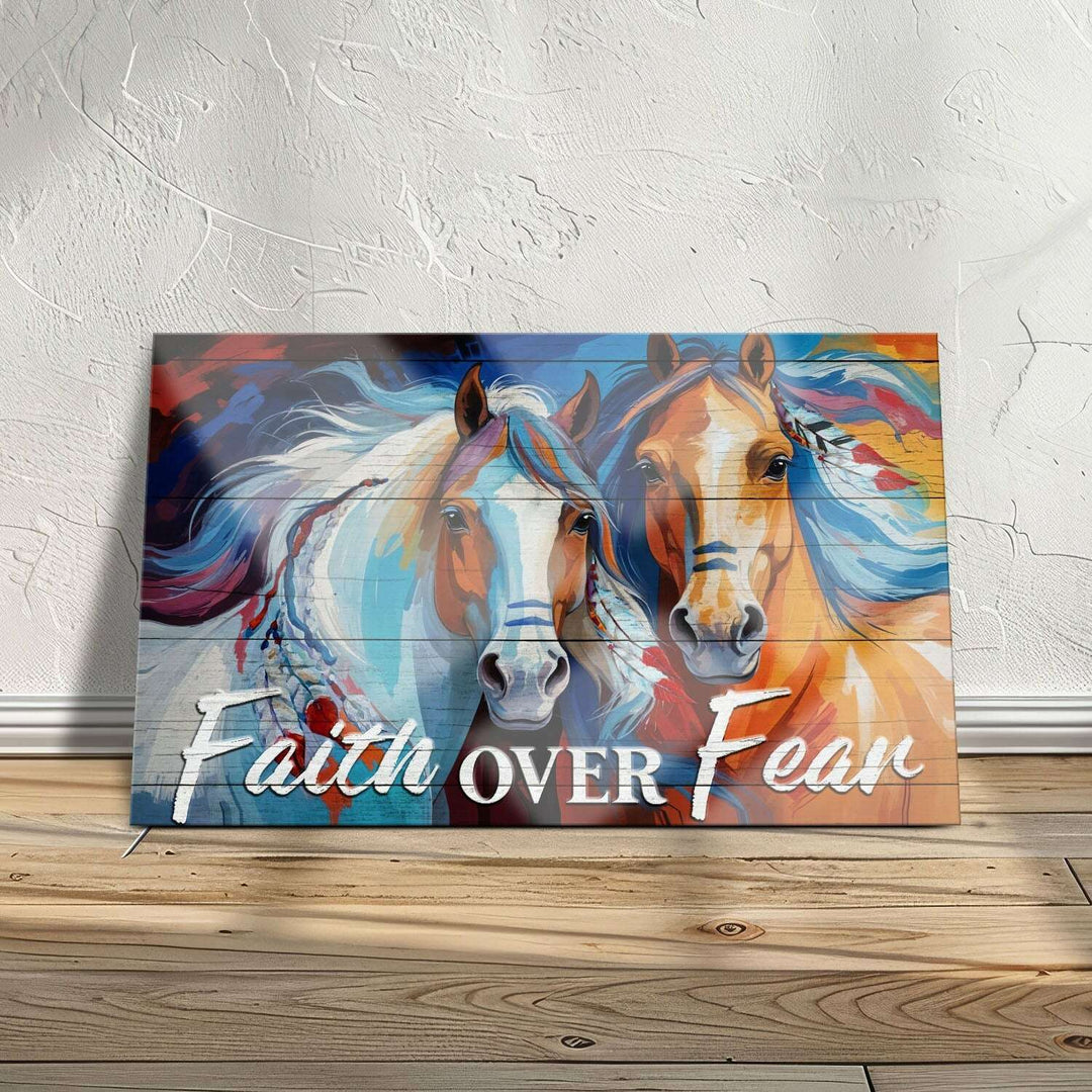 Faith Over Fear Faith Sign IV