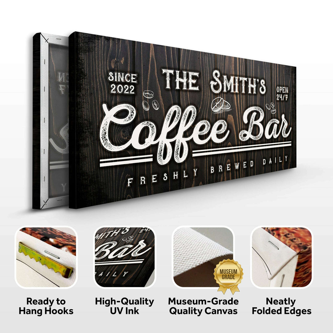 Family Coffee Bar Sign