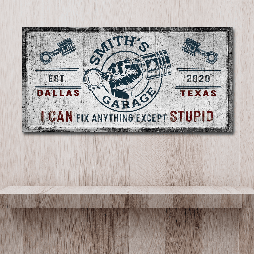 Family Garage Sign