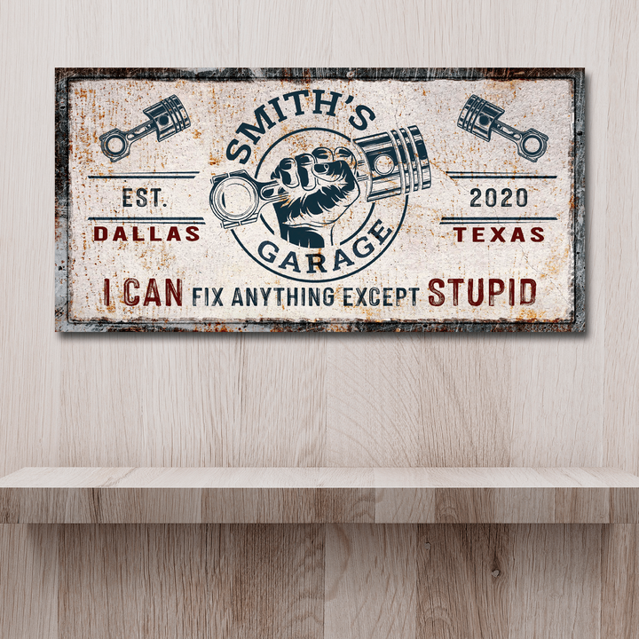 Family Garage Sign