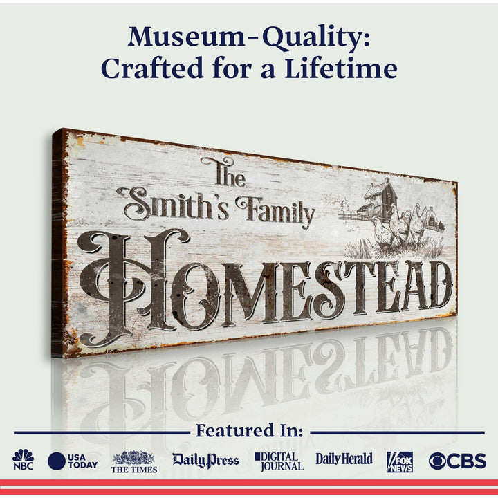 Family Homestead Sign II