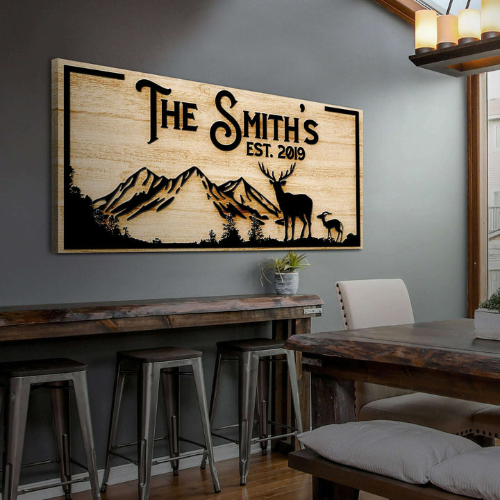 Family Mountain Sign