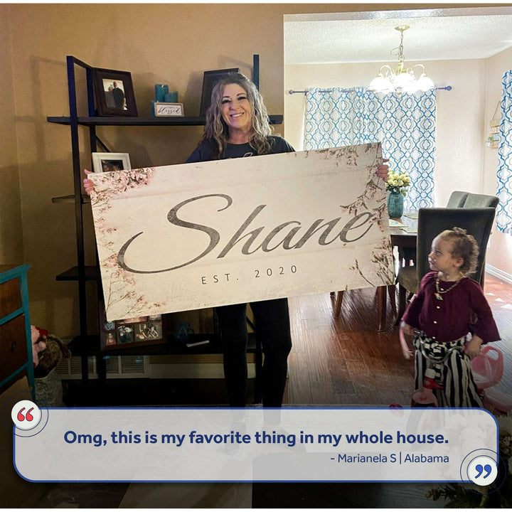 Family Name Sign