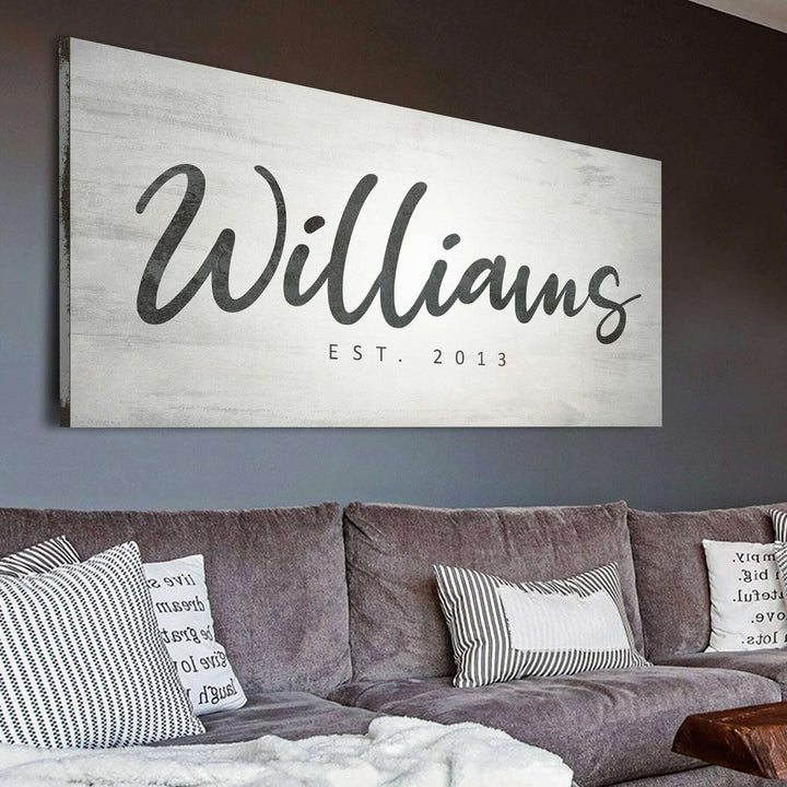 Family Name Sign