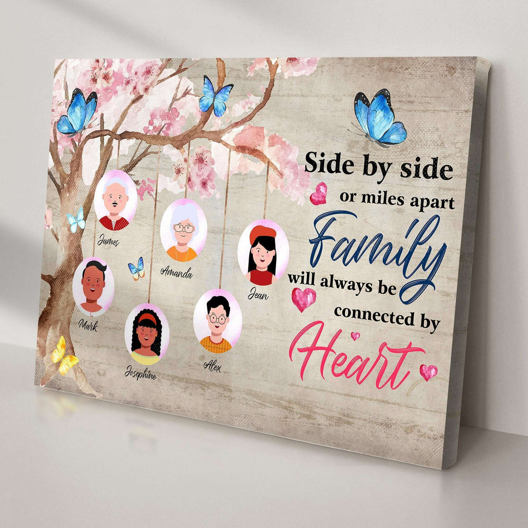 Family Will Always Be Connected By Heart Sign II