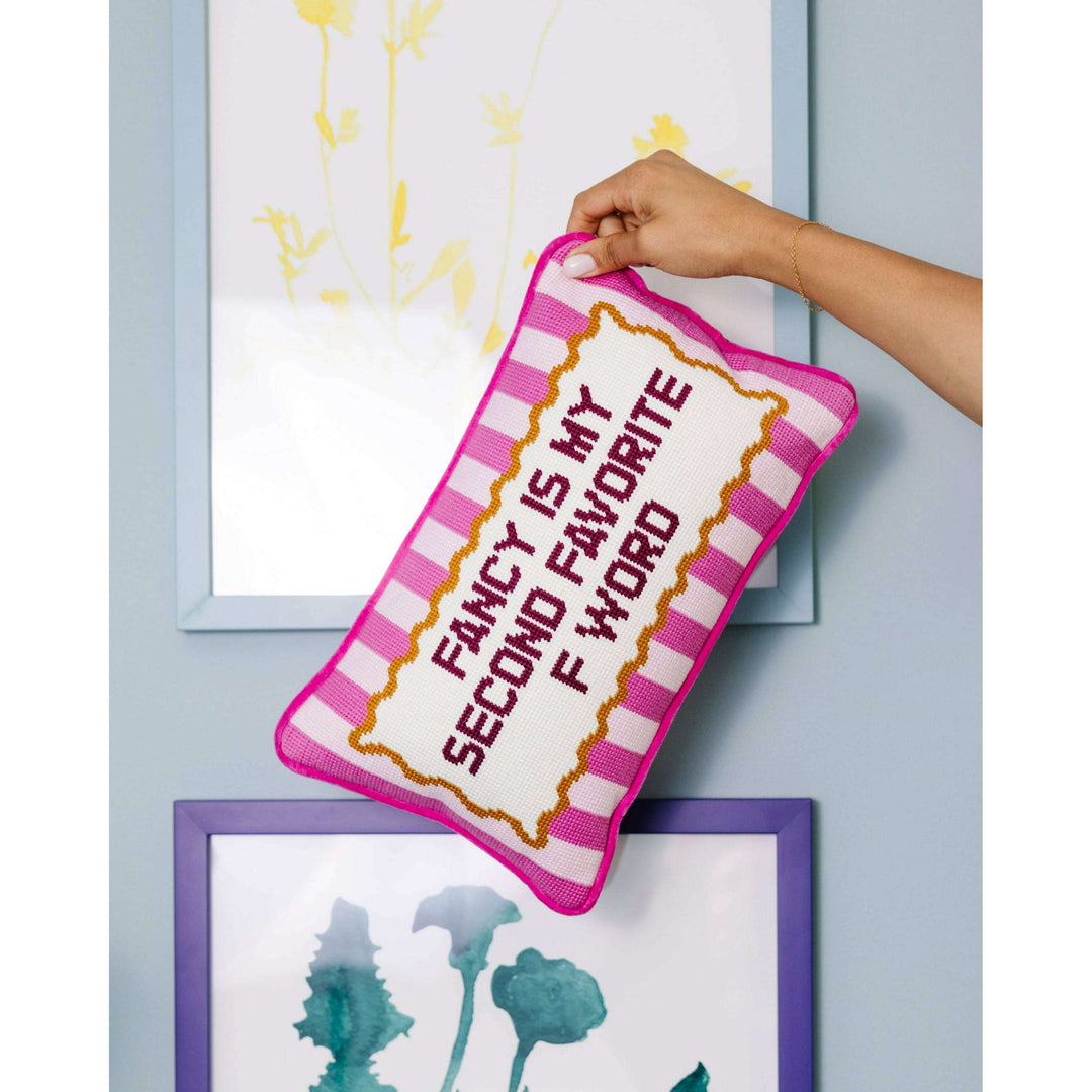 Fancy Needlepoint Pillow