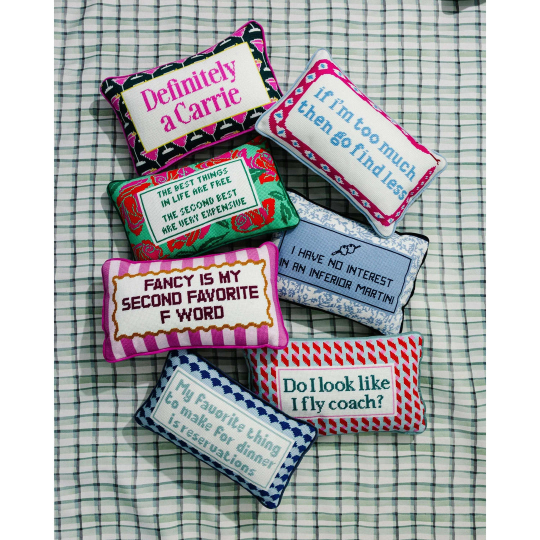 Fancy Needlepoint Pillow