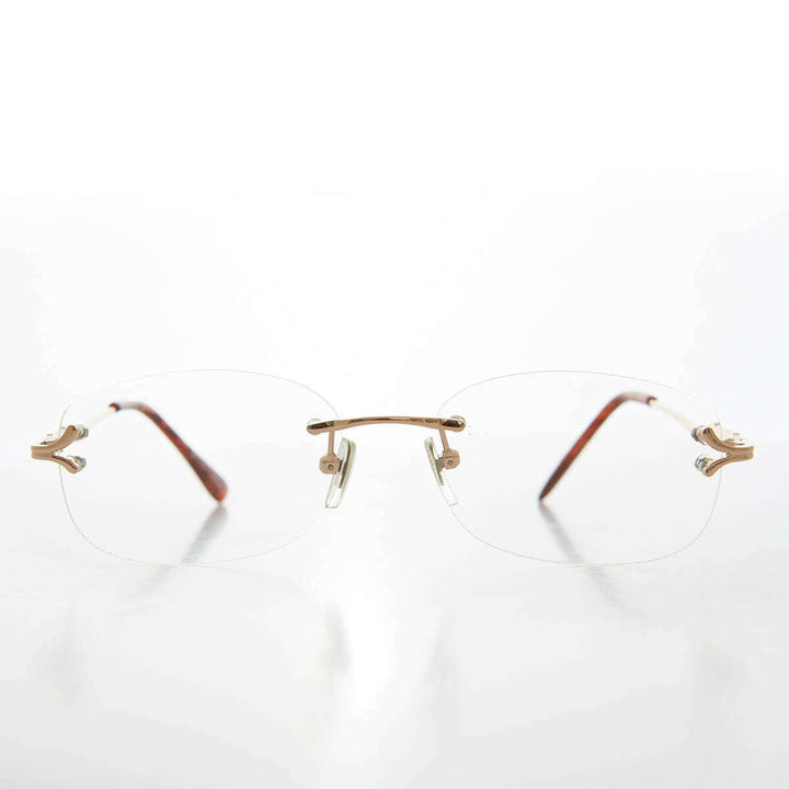 Fancy Rimless Reading Glasses - Lamont