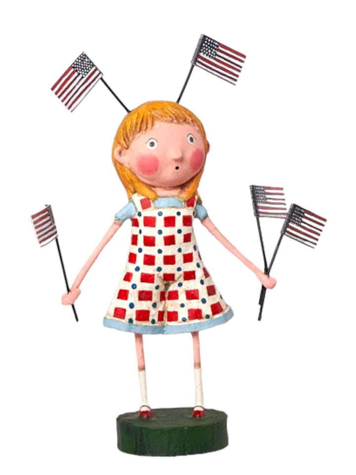 Fannie's Flags Lori Mitchell Figurine - Quirks!