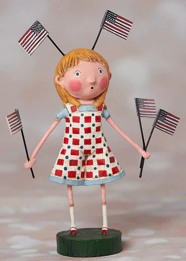 Fannie's Flags Lori Mitchell Figurine - Quirks!