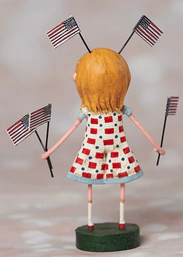 Fannie's Flags Lori Mitchell Figurine - Quirks!