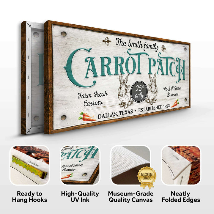 Farm Fresh Carrot Patch Sign II