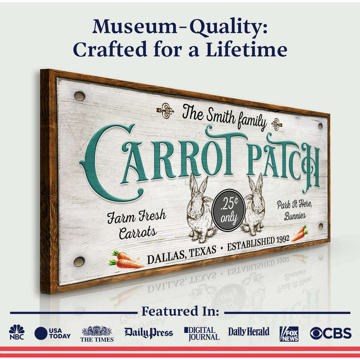 Farm Fresh Carrot Patch Sign II