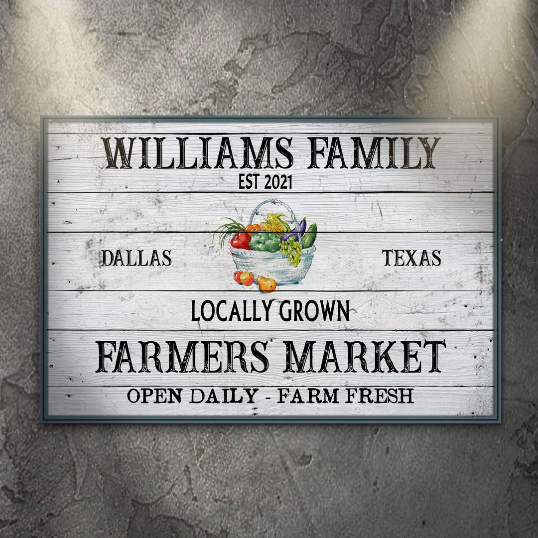 Farmers Market Sign II