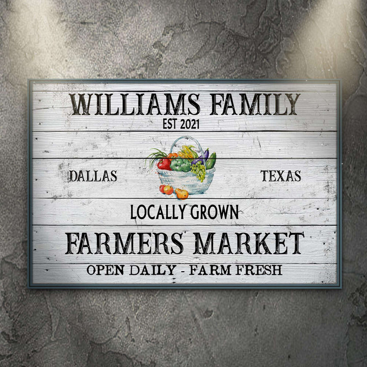 Farmers Market Sign II