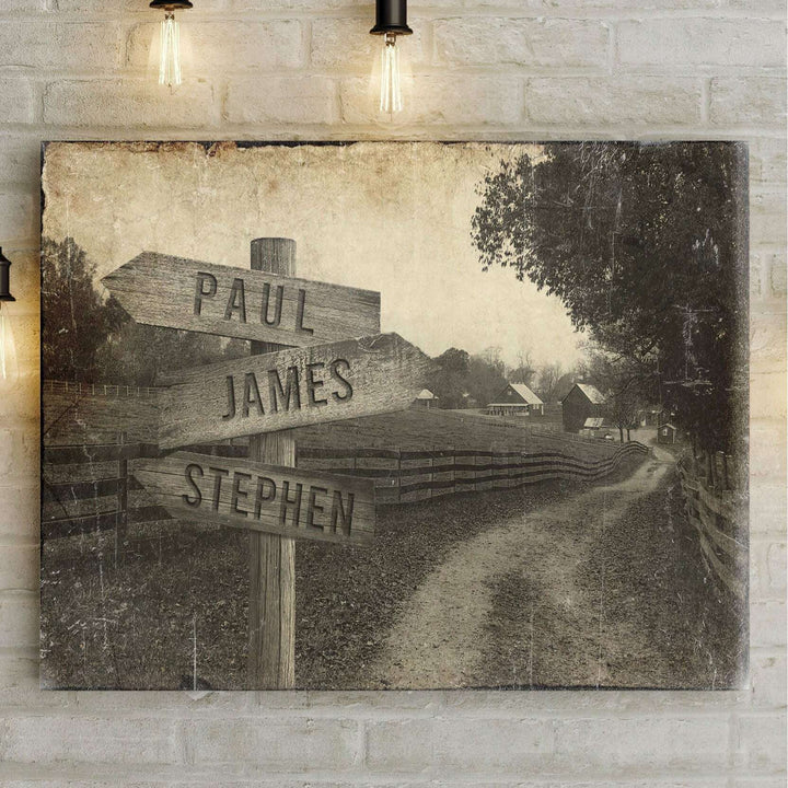 Farmhouse Name Sign