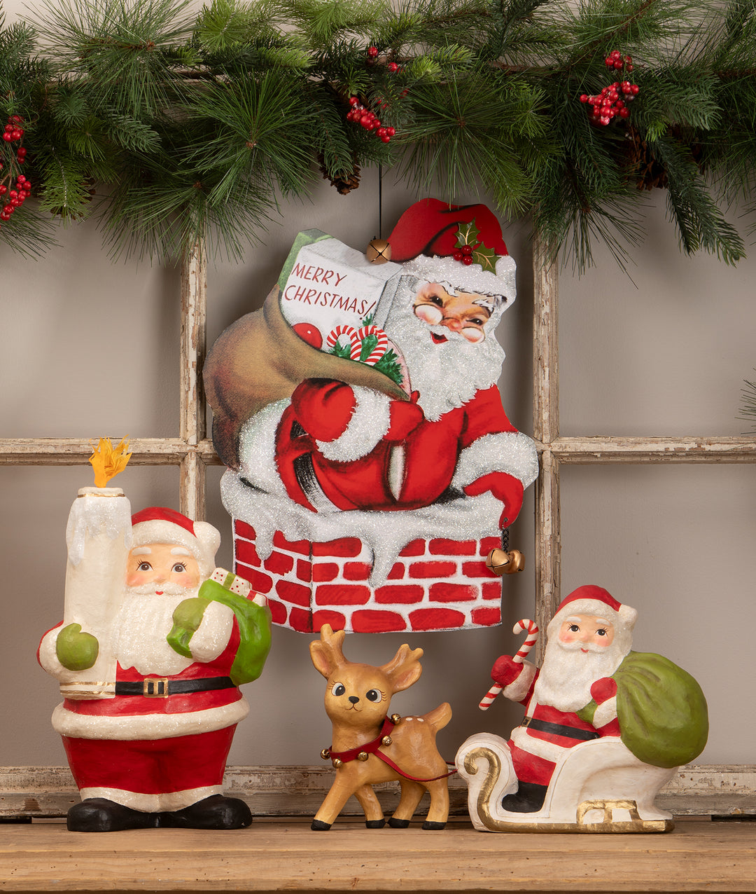 Santa's Reindeer and Sleigh by Bethany Lowe Designs, image 5