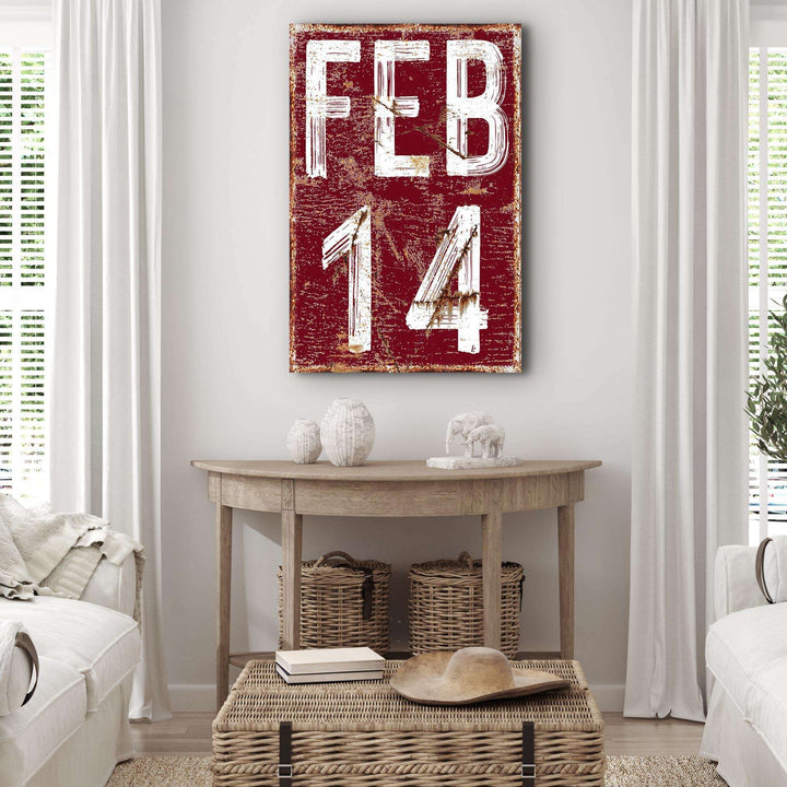 Feb 14 Sign
