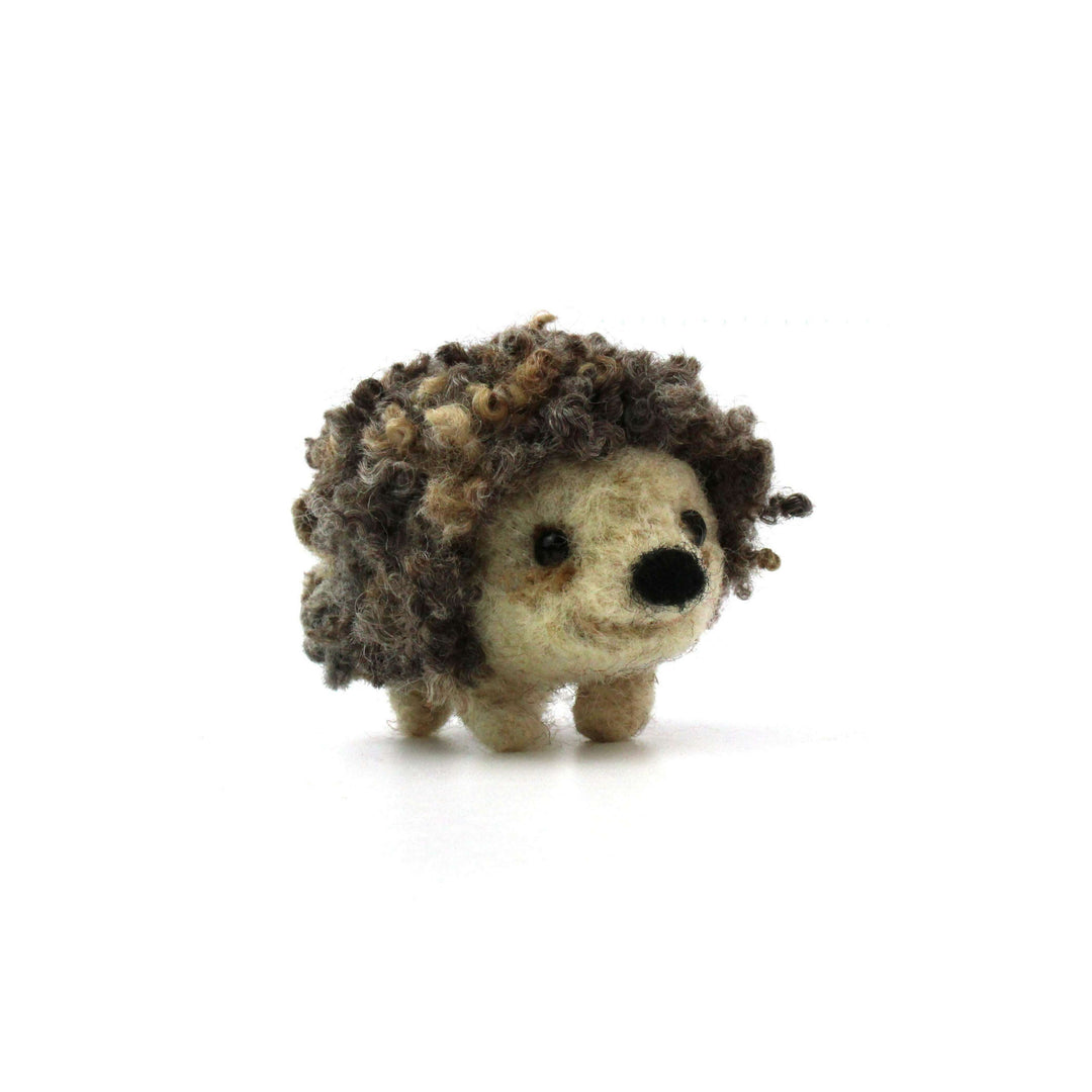 Felting Kit -  Curly Hedgehog Small Kit Needle Felting Kit