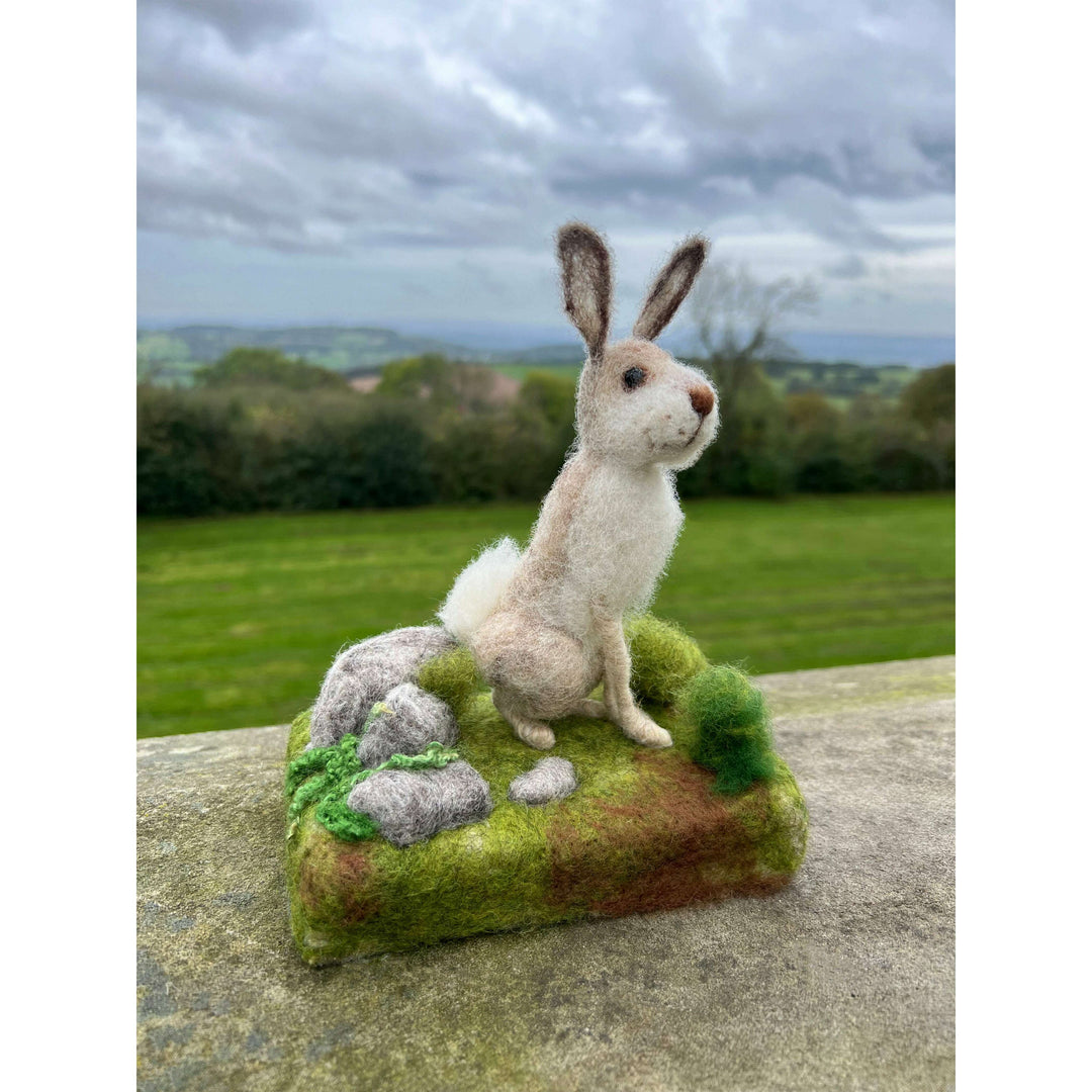Felting Kit - Mountain Hare Needle Felt Kit