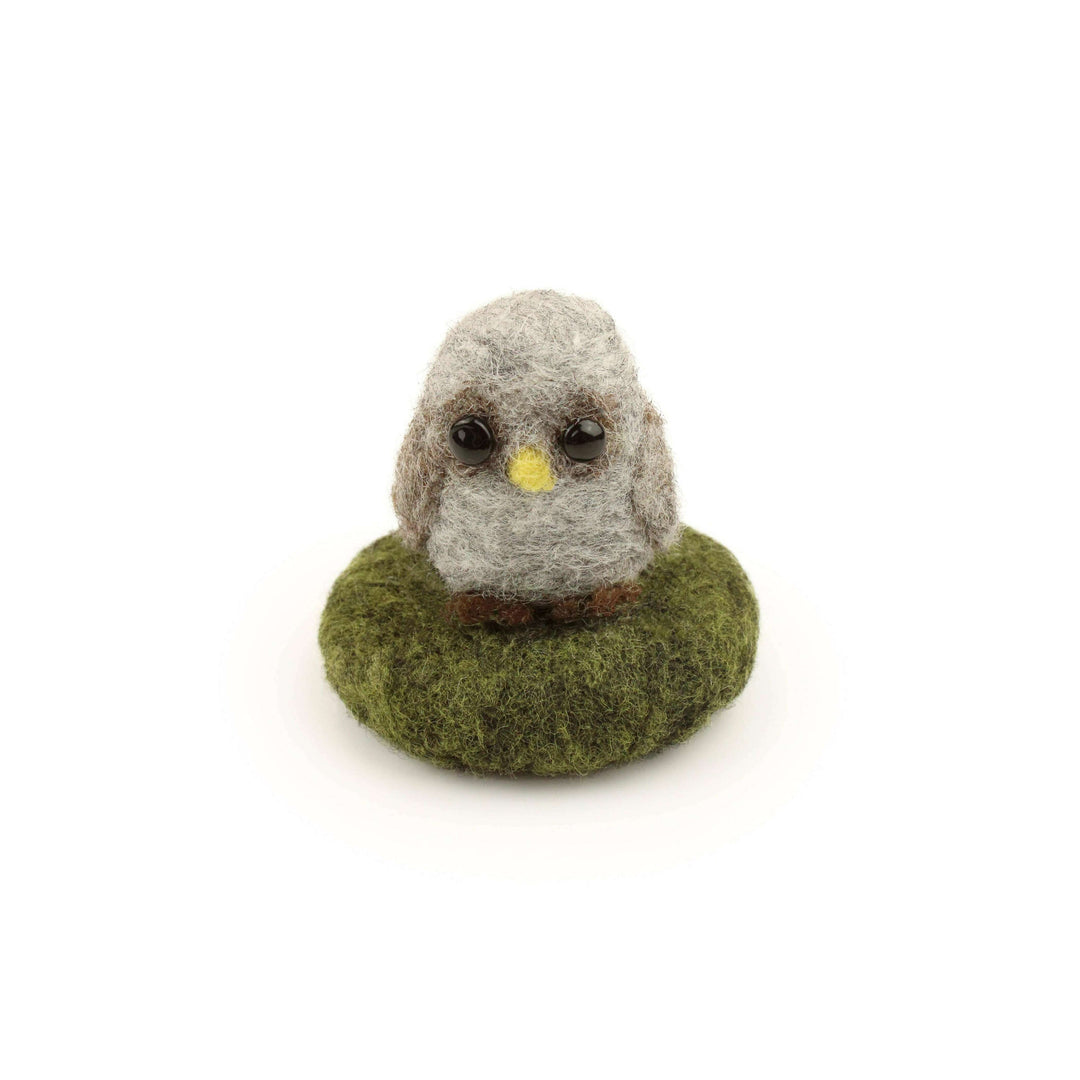 Felting Kit -  Owl Amiguwoolli Mini Kit Needle Felting Kit
