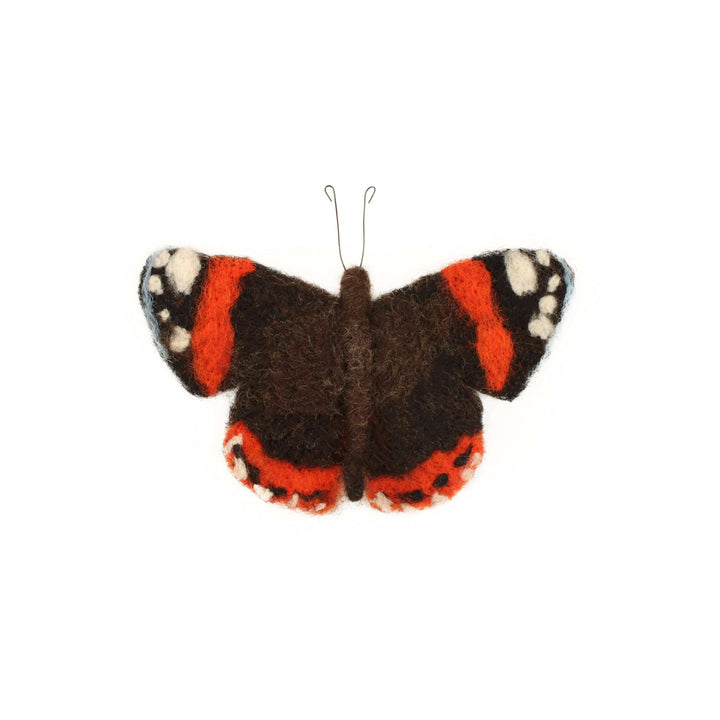 Felting Kit - Red Admiral Butterfly Needle Felt Kit