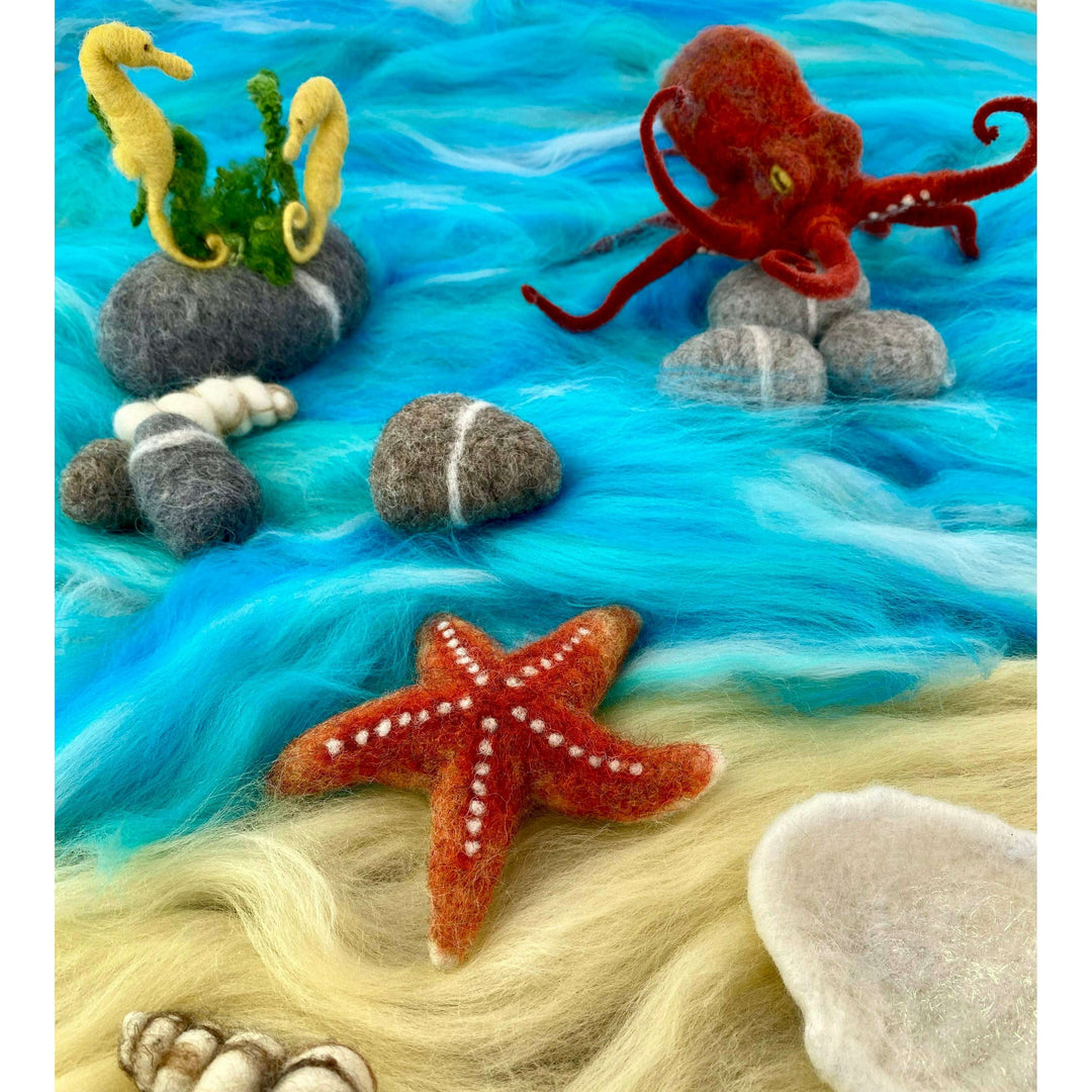 Felting Kit -  Seahorse Needle Felting Kit