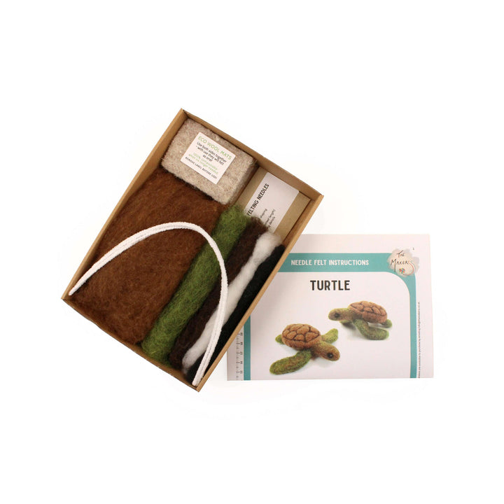Felting Kit - Turtle Needle Felt Kit