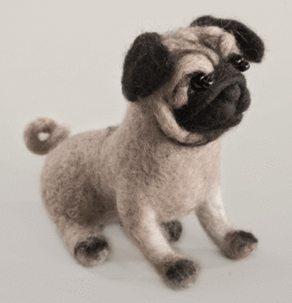 Felting kit Pugdog V-149C