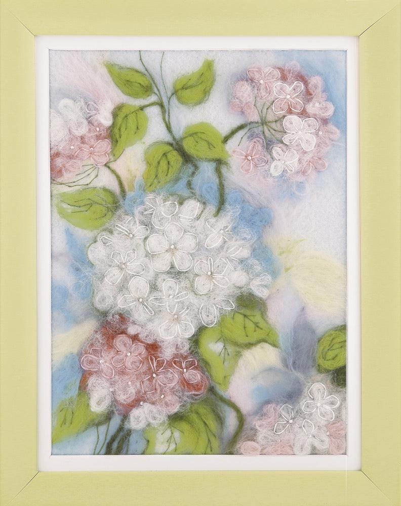 Felting kit V-210C "Elegant blooming"
