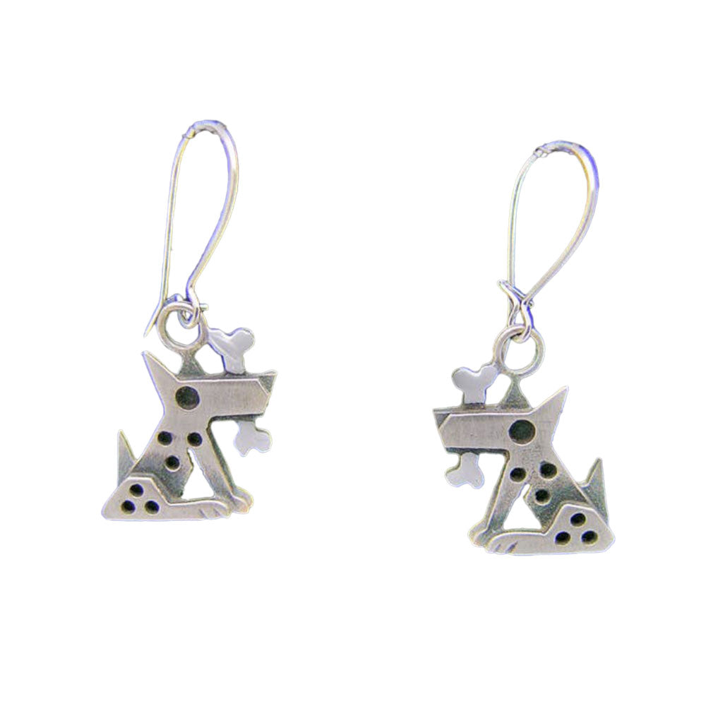 Fido Earrings by Chickenscratch