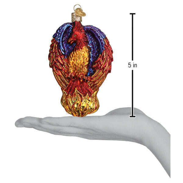 Fiery Phoenix Ornament